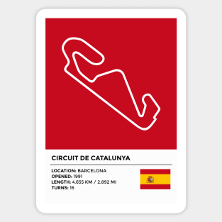 Circuit de Catalunya [info] Sticker